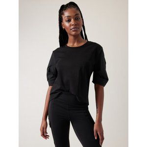 Athleta Harlow hybrid Black Women's Top
